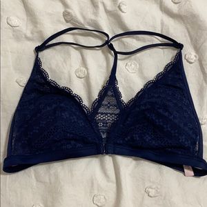 Navy blue Victoria Secret lacy bralette!! *NWOT*